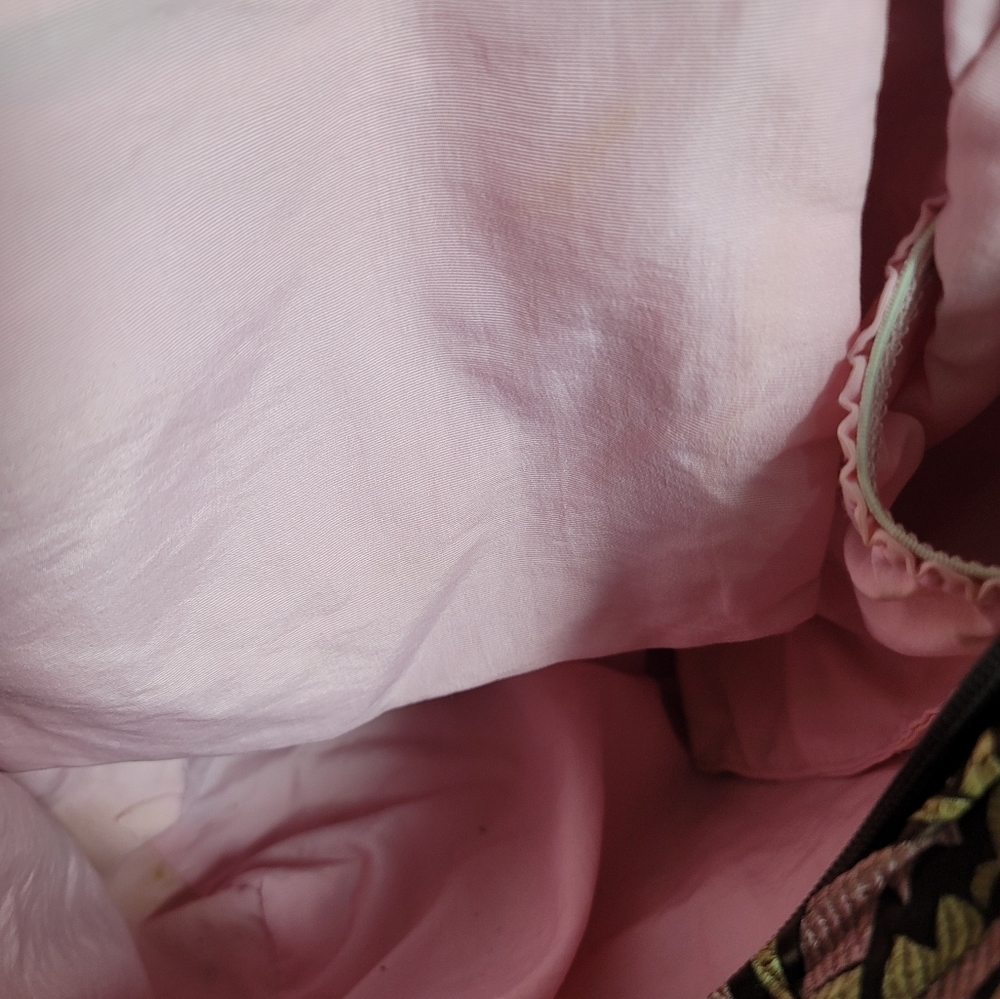 Petunia Pickle Bottom Brown Pink Tan Floral Paisley Diaper Bag - Picture 15 of 16